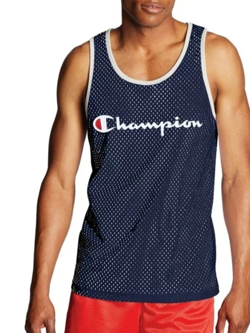 Champion Reversible Menβs Navy Mesh Tank